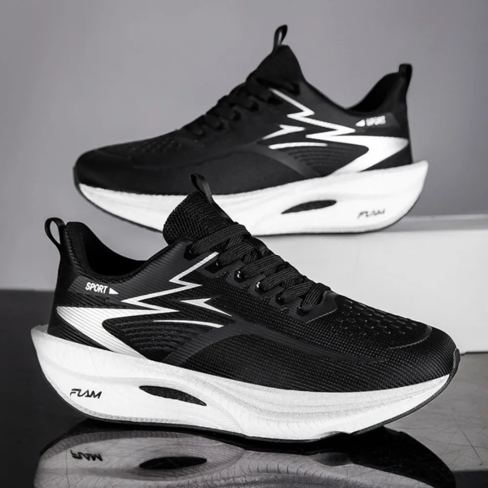 Zapatillas Deportivas Casuales para Hombre 2026, Transpirables, Ligeras, de Malla, Negras, para Correr, Trotar y Caminar