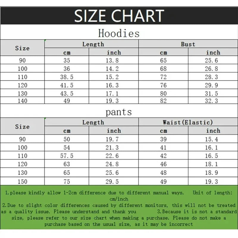 Conjuntos de sudaderas con capucha de manga larga para niños de Disney, jersey y pantalones de invierno, traje de dos piezas, sudadera informal para niños