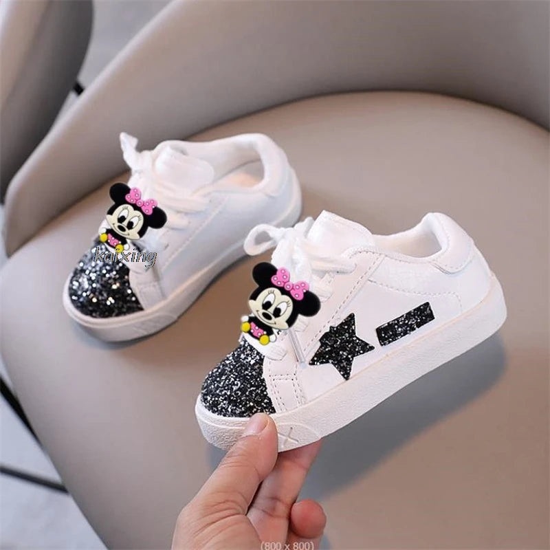 Lilo y Stitch, zapatos informales antideslizantes y resistentes al desgaste para niños, zapatos de suela blanda para niñas y niños, zapatillas deportivas transpirables para bebés