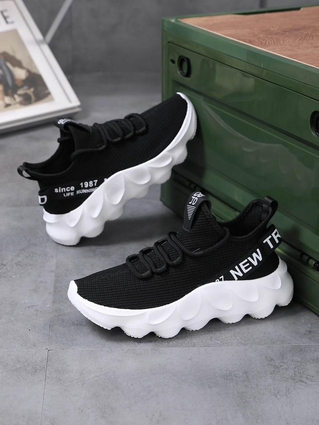 Zapatos Deportivos para Hombre, Talla Grande, para Senderismo y Running, Cómodos, Casuales, Versátiles y Modernos, para Parejas, para Entrenamiento