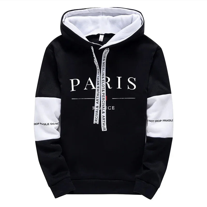 Sudaderas con capucha para hombres, pantalones de chándal versátiles, ropa deportiva de alta calidad, ropa cómoda de vestir diaria, moda de otoño e invierno