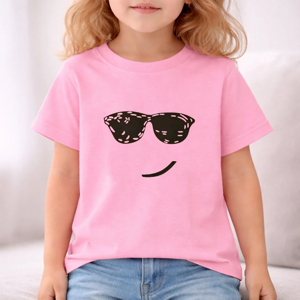Camiseta de verano para niños de 3 a 12 años, conjunto de camiseta blanca y pantalones cortos, 2 uds., conjunto fresco y refrescante de manga corta con estampado para niños