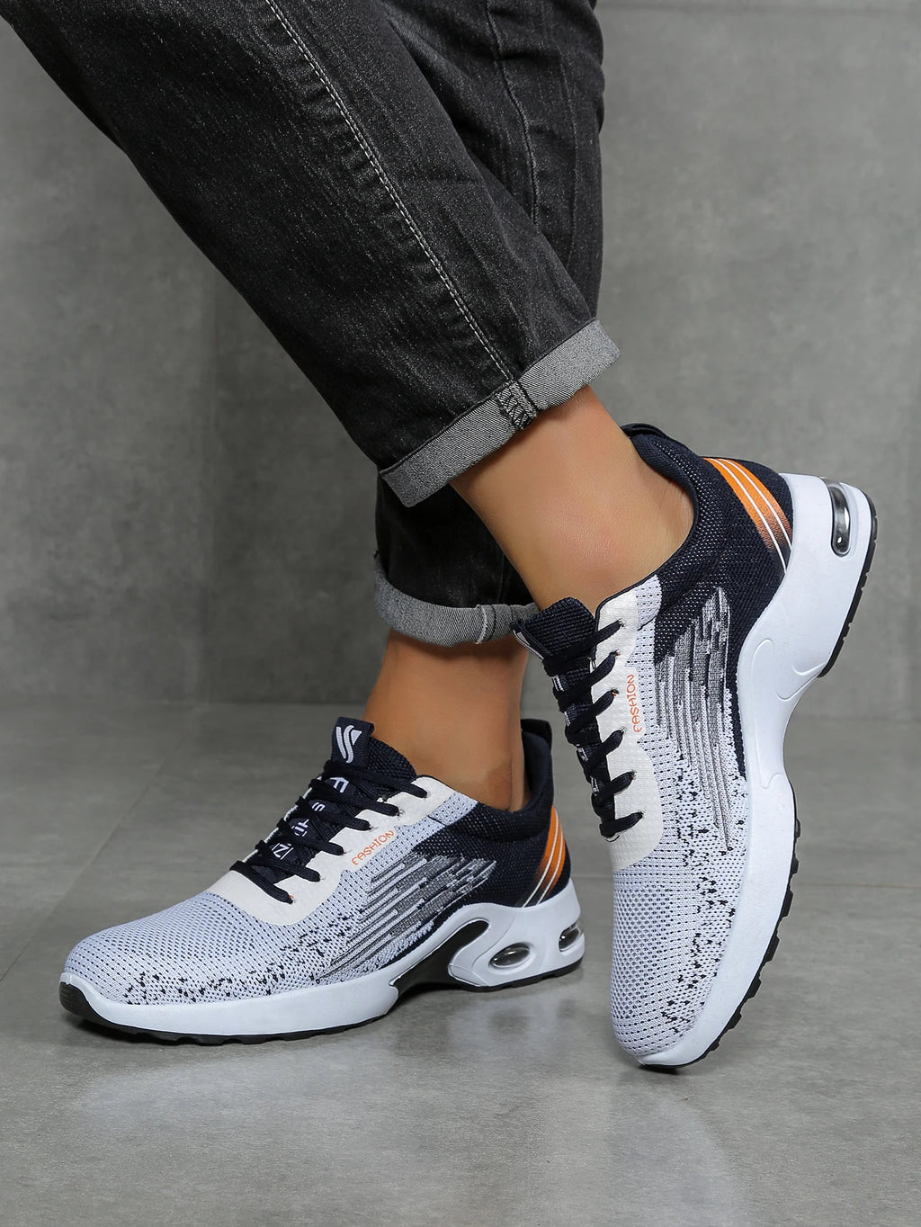 Zapatos de hombre, zapatos informales de otoño para hombre: zapatos deportivos informales de malla transpirable, versátiles y a la moda, asequibles, envío gratis