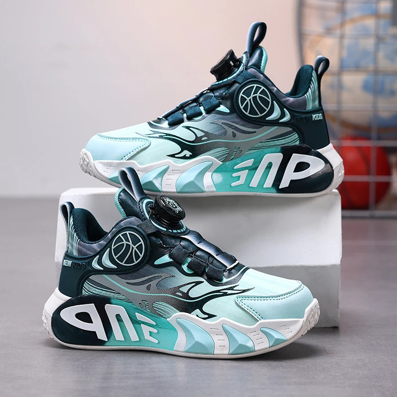 Zapatos para niños, zapatillas de deporte para niños de 4 a 12 años, zapatillas informales de otoño Kiss para uso diario, plataforma con estampado de moda, zapatos deportivos de suela gruesa para niños