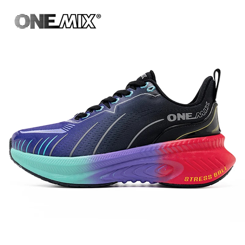 ONEMIX, zapatillas blancas para correr en carretera para hombre, zapatillas deportivas con cojín de aire para exteriores, zapatillas deportivas para hombre, zapatos para correr de verano, calzado para mujer