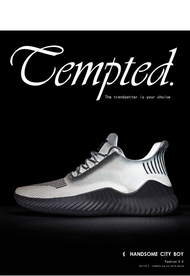 Shoes for Men Designer Men Shoes Breathable Mesh White Men's Tennis Trainers Male Casual Sneakers Zapatos Hombre Tenis Masculino