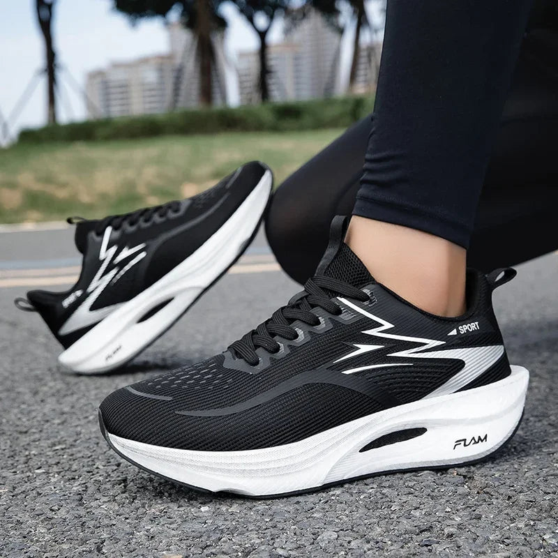 Zapatillas Deportivas Casuales para Hombre 2026, Transpirables, Ligeras, de Malla, Negras, para Correr, Trotar y Caminar