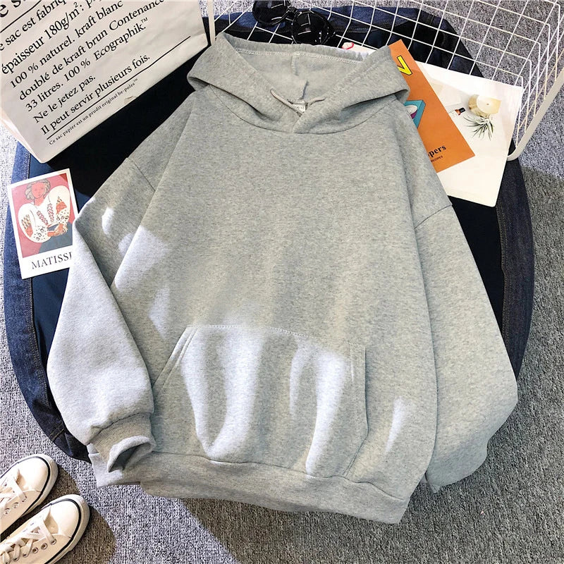 2025 sudaderas con capucha blancas para hombres y mujeres, jersey de manga larga de otoño, Tops, sudaderas con capucha informales con bolsillos, ropa deportiva holgada exterior Unisex