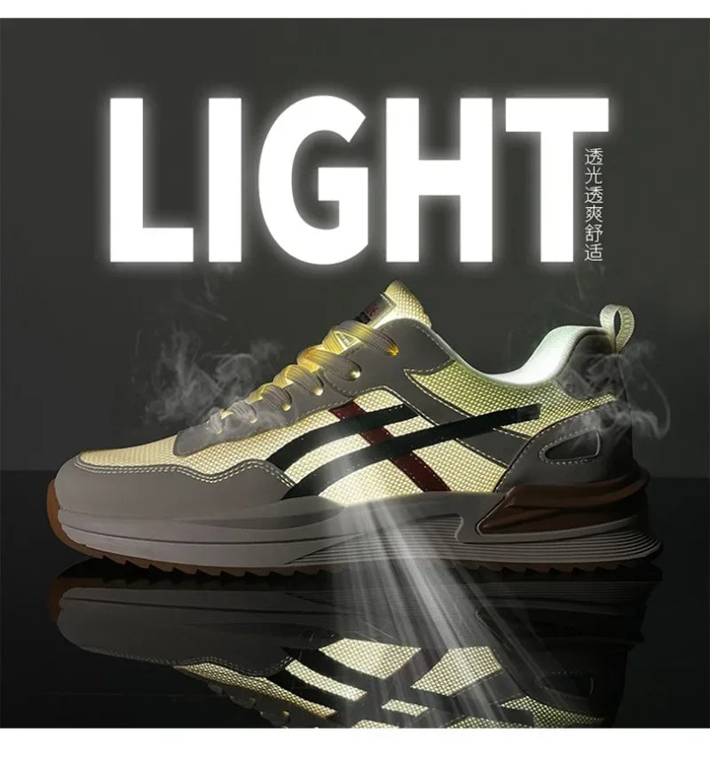 Zapatillas de deporte transpirables para hombre, zapatos informales con cordones para correr, tenis, baratos, liquidación, envío gratis