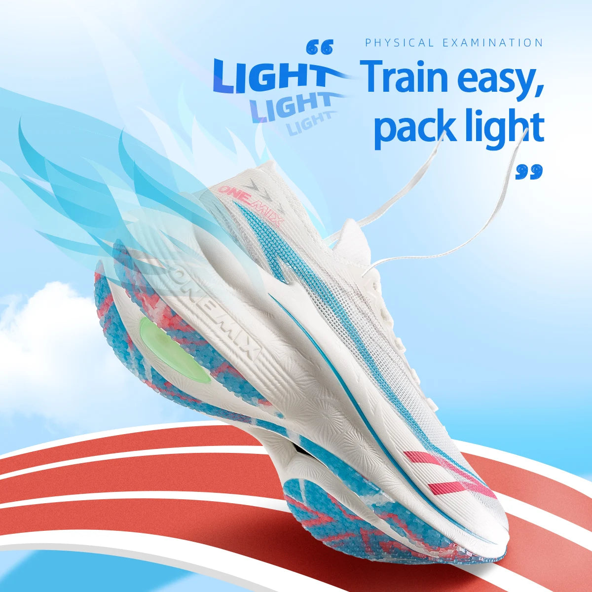 ONEMIX-zapatillas para correr para maratón, placa de carbono, prueba profesional, soporte estable para zapatillas de deporte ultraligeras que absorben los golpes, novedad de 2025