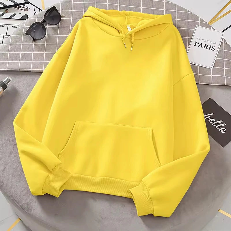 2025 sudaderas con capucha blancas para hombres y mujeres, jersey de manga larga de otoño, Tops, sudaderas con capucha informales con bolsillos, ropa deportiva holgada exterior Unisex
