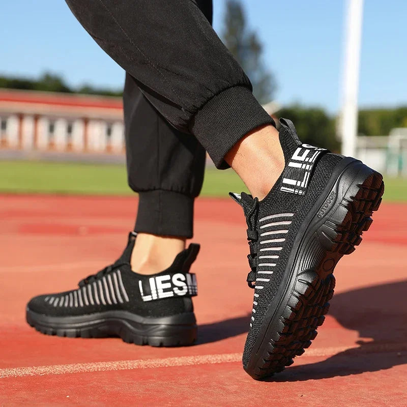 Tenis Masculino Shoes Summer Breathable High End Design Mesh Sneakers Lightweight Outdoor Exercise Casual Flat Shoes for Men