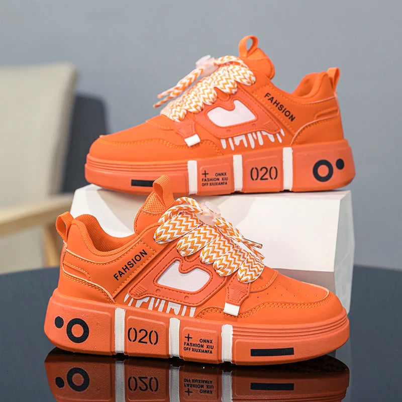 Zapatos familiares pequeños para niños, zapatos blancos para estudiantes, zapatos deportivos para niños, zapatos de tablero casuales para niños, nuevos