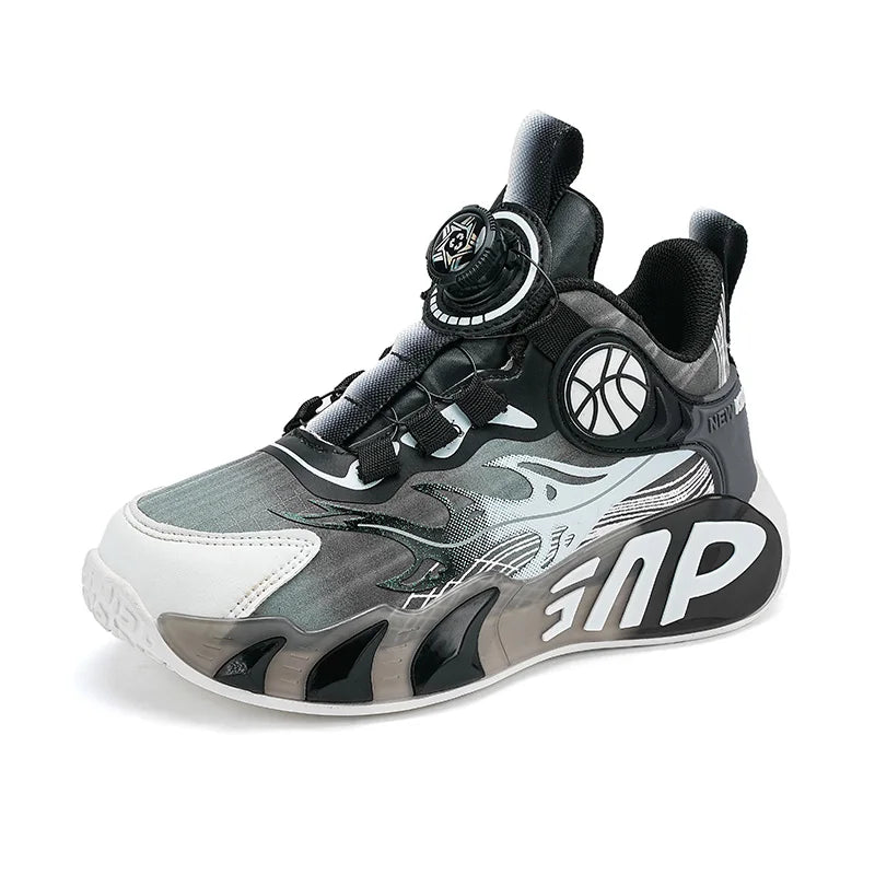 Zapatos para niños, zapatillas de deporte para niños de 4 a 12 años, zapatillas informales de otoño Kiss para uso diario, plataforma con estampado de moda, zapatos deportivos de suela gruesa para niños