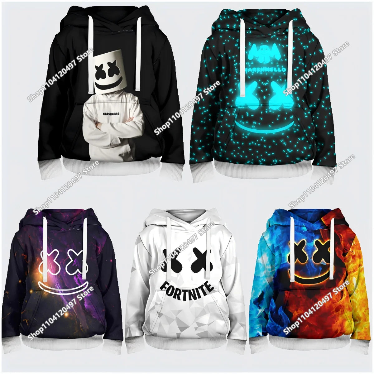 Sudadera Fortnite Niños - Capucha Anime Y2K 2025