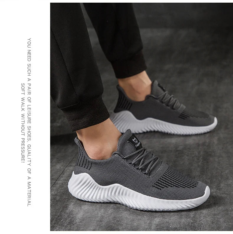 Shoes for Men Designer Men Shoes Breathable Mesh White Men's Tennis Trainers Male Casual Sneakers Zapatos Hombre Tenis Masculino