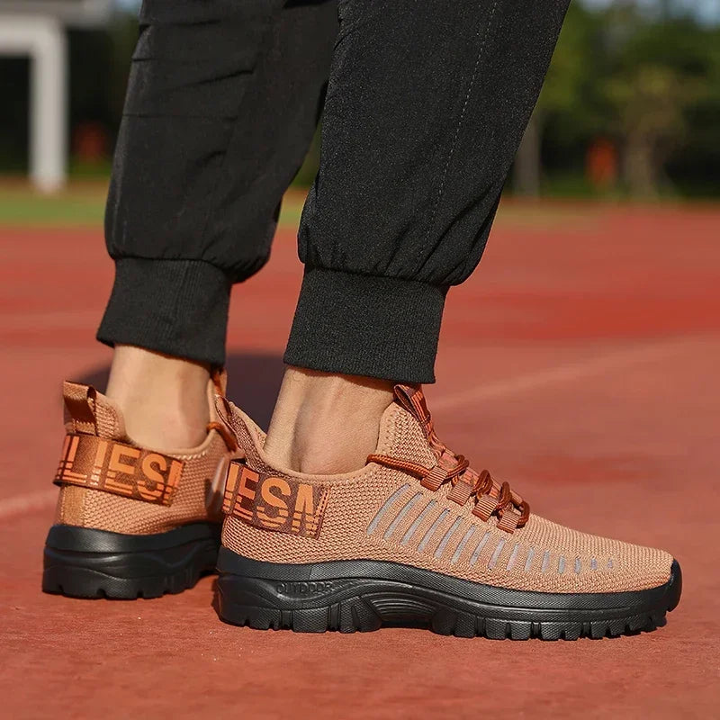 Tenis Masculino Shoes Summer Breathable High End Design Mesh Sneakers Lightweight Outdoor Exercise Casual Flat Shoes for Men