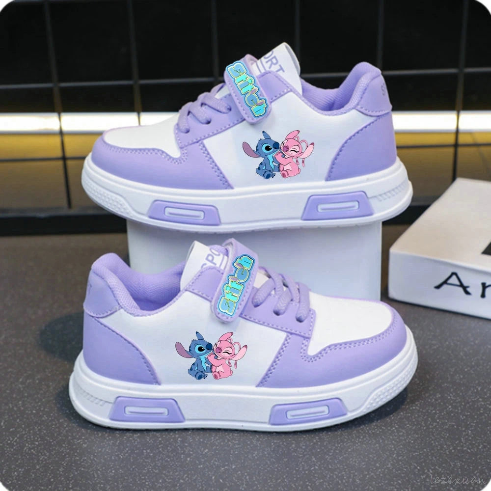 Lilo & Stitch, zapatos para niñas, zapatillas de deporte para niñas, zapatos deportivos informales de princesa Lilo & Stitch, zapatos para estudiantes, zapatos para adolescentes