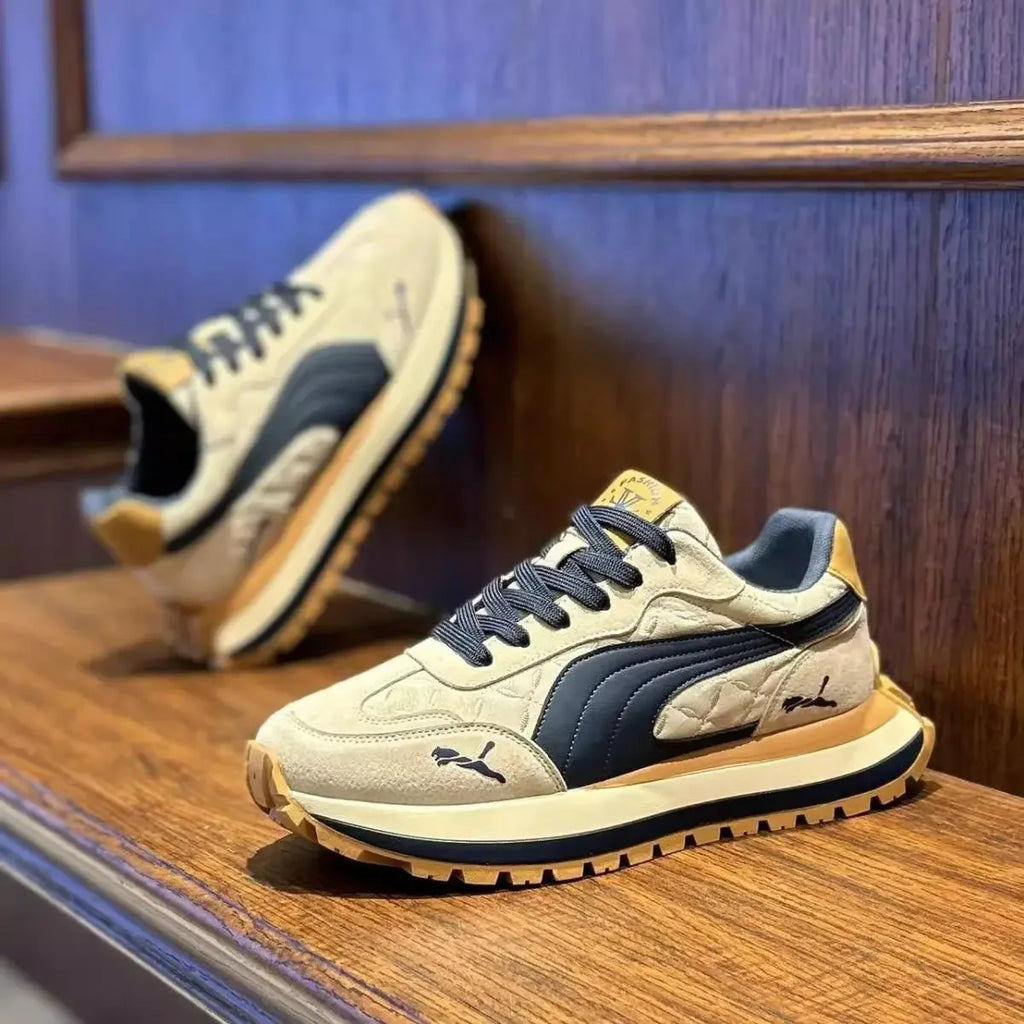 Zapatos informales para hombre, calzado deportivo, zapatos informales de verano con suela gruesa para hombre, zapatos suaves y cómodos antideslizantes, zapatos de moda para exteriores