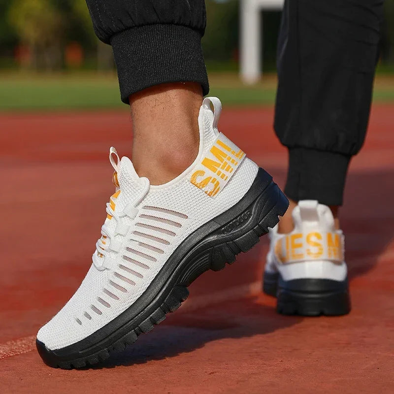 Tenis Masculino Shoes Summer Breathable High End Design Mesh Sneakers Lightweight Outdoor Exercise Casual Flat Shoes for Men