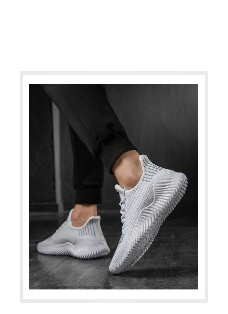 Shoes for Men Designer Men Shoes Breathable Mesh White Men's Tennis Trainers Male Casual Sneakers Zapatos Hombre Tenis Masculino