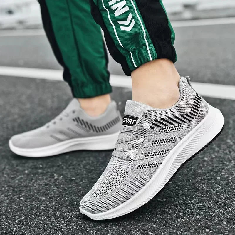 2025 New Men's Shoes, Casual Slippers, Fashionable Sports Shoes, Breathable Running Shoes, Outdoor Walking Training Tennis Shoes