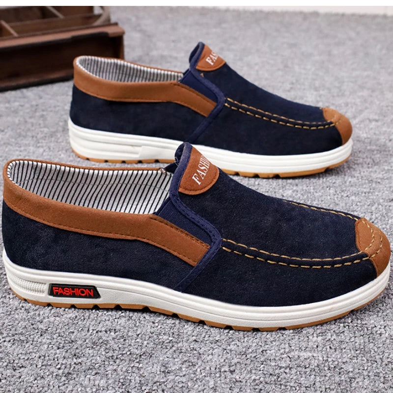 Shoes for Men Plus Size Male Loafers Lightweight Comfortable Sneakers Slip on Flats Soft Sole Male Casual Shoes Winter Zapatos