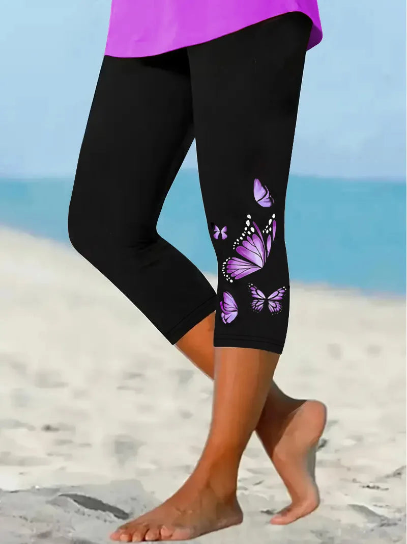 Leggings de Mujer con Diseño Estampado, Tres Cuartos, 2006