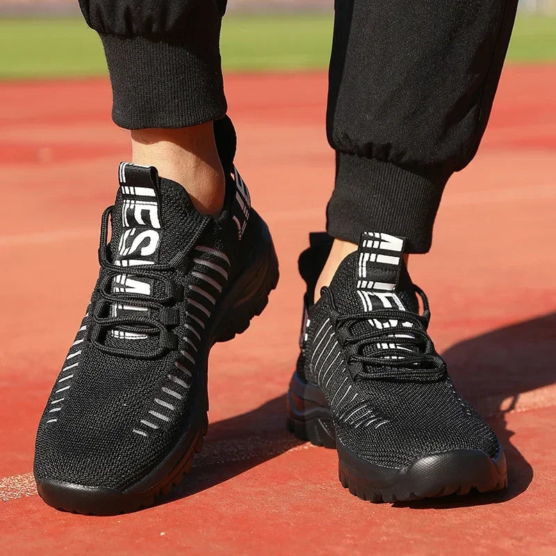 Tenis Masculino Shoes Summer Breathable High End Design Mesh Sneakers Lightweight Outdoor Exercise Casual Flat Shoes for Men