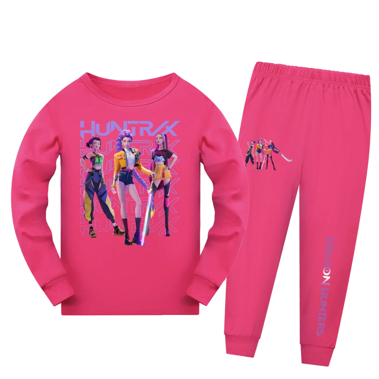 Pijama Demon Hunters Niños - Manga Larga KPop