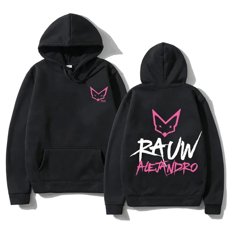 Men_Women Ropa Rapero Rauw Alejandro Saturno Sudaderas con capucha Manga larga Casual Polar Sudadera con capucha Sudadera Ropa Hombre Unisex