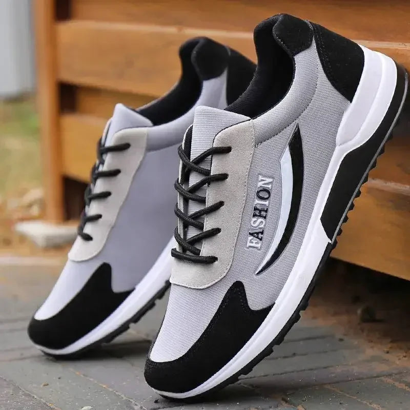 2024 New Men's Sneakers Retro running Shoes for men Thick Bottom patchwork male Sports shoes Trendy Sneakers male Zapatos Hombre