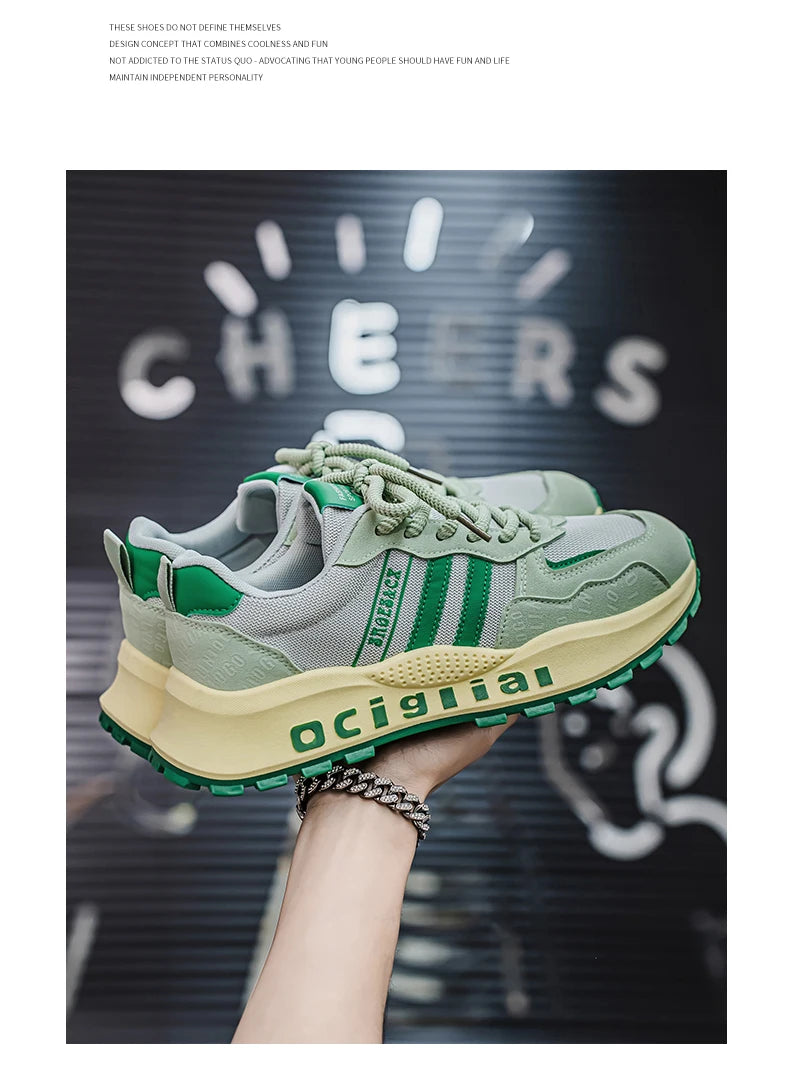 Trendy Brand Men's New Comfortable and Versatile Casual Shoes with Soft Soles Anti Slip and Wear-resistant Shoes Zapatos Hombre