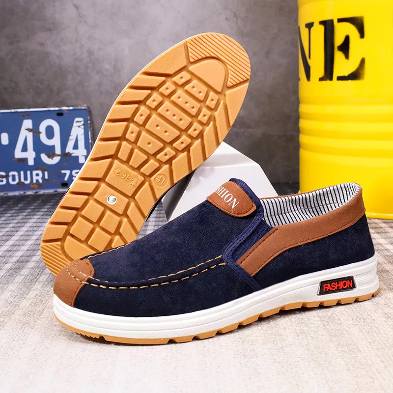 Shoes for Men Plus Size Male Loafers Lightweight Comfortable Sneakers Slip on Flats Soft Sole Male Casual Shoes Winter Zapatos