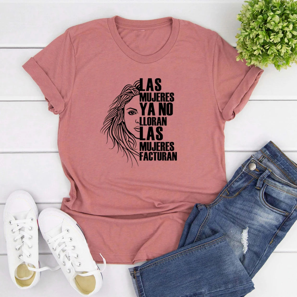 Shakira Las Mujeres Ya No Lloran camiseta mujer Don't Cry camiseta citas camisa Mujer camisetas Las Mujeres Facturan camisetas Top