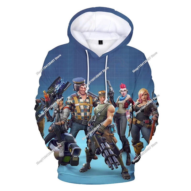 Sudaderas con capucha para niños Anime Harajuku Fortnite Cosplay Sudadera con capucha sudaderas con capucha primavera otoño ropa para niños Tops