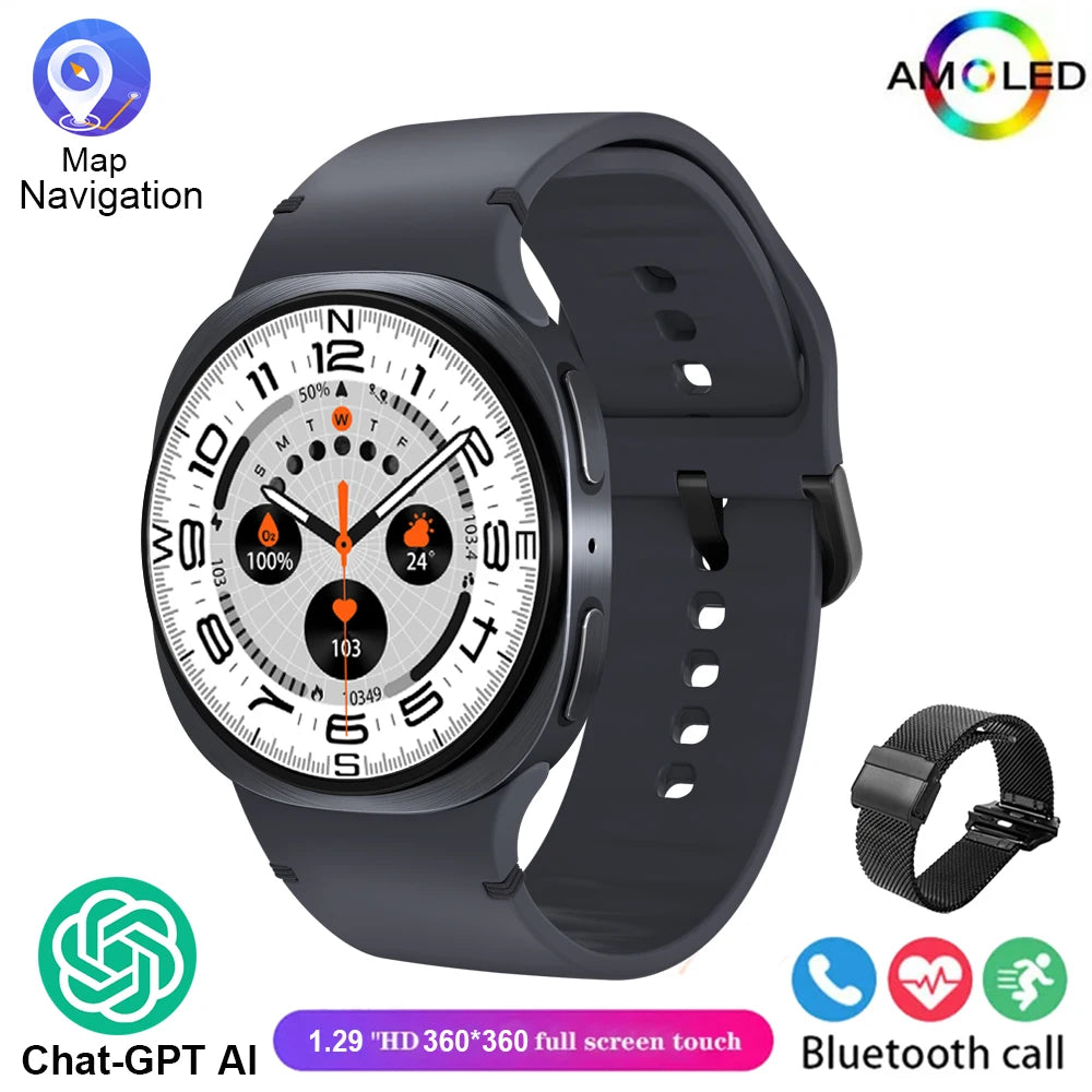 2025 nuevos relojes 8 Mini GPS Track reloj inteligente para hombres mujeres salud deporte AMOLED ritmo cardíaco Bluetooth llamada impermeable Smartwatch