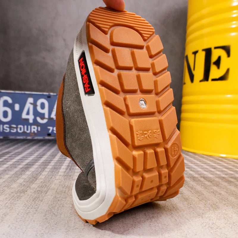 Shoes for Men Plus Size Male Loafers Lightweight Comfortable Sneakers Slip on Flats Soft Sole Male Casual Shoes Winter Zapatos