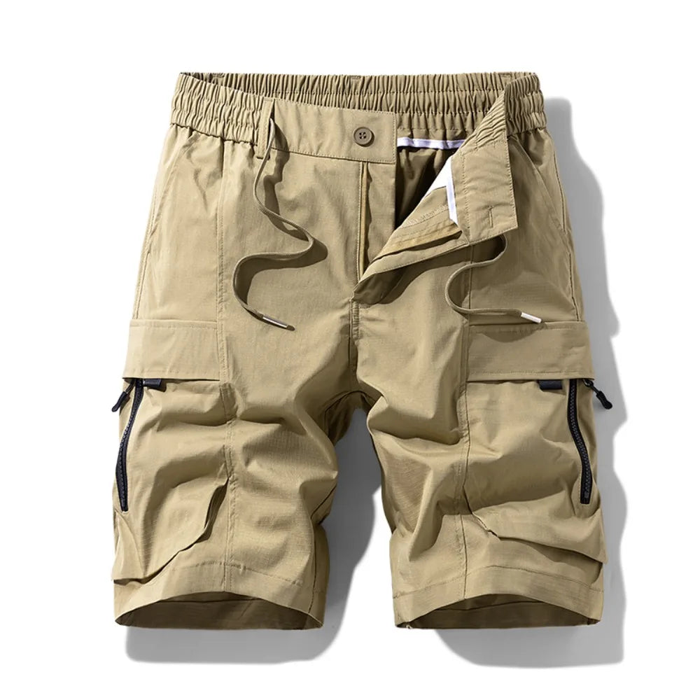 Pantalones Cortos Cargo de Verano para Hombre, de Secado Rápido, Ligeros, para Senderismo, Tácticos, con Múltiples Bolsillos Grandes, Casuales, para Pesca y Golf 2026