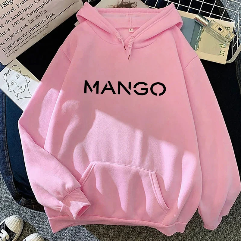 2025 nueva llegada mujer Sudadera con capucha moda Casual urbana jersey de manga larga mujer hogar comodidad al aire libre Sudadera con capucha suelta y cálida