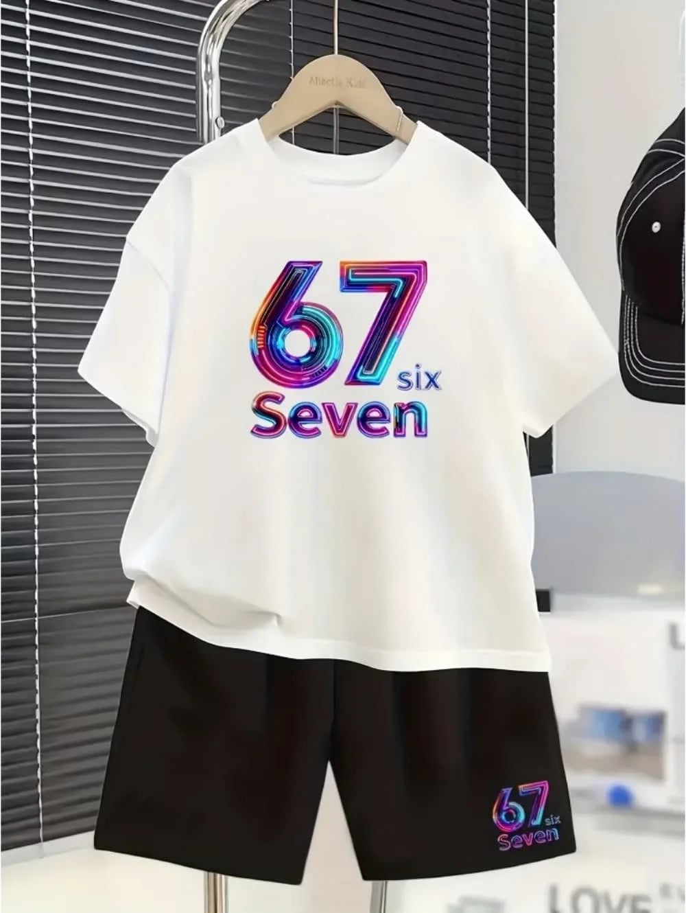 Conjuntos para Niños, 67 Camisetas con Estampados Divertidos, Pantalones Cortos, Conjunto Casual Italiano, Traje de Verano para Regalo Divertido, Ropa Infantil