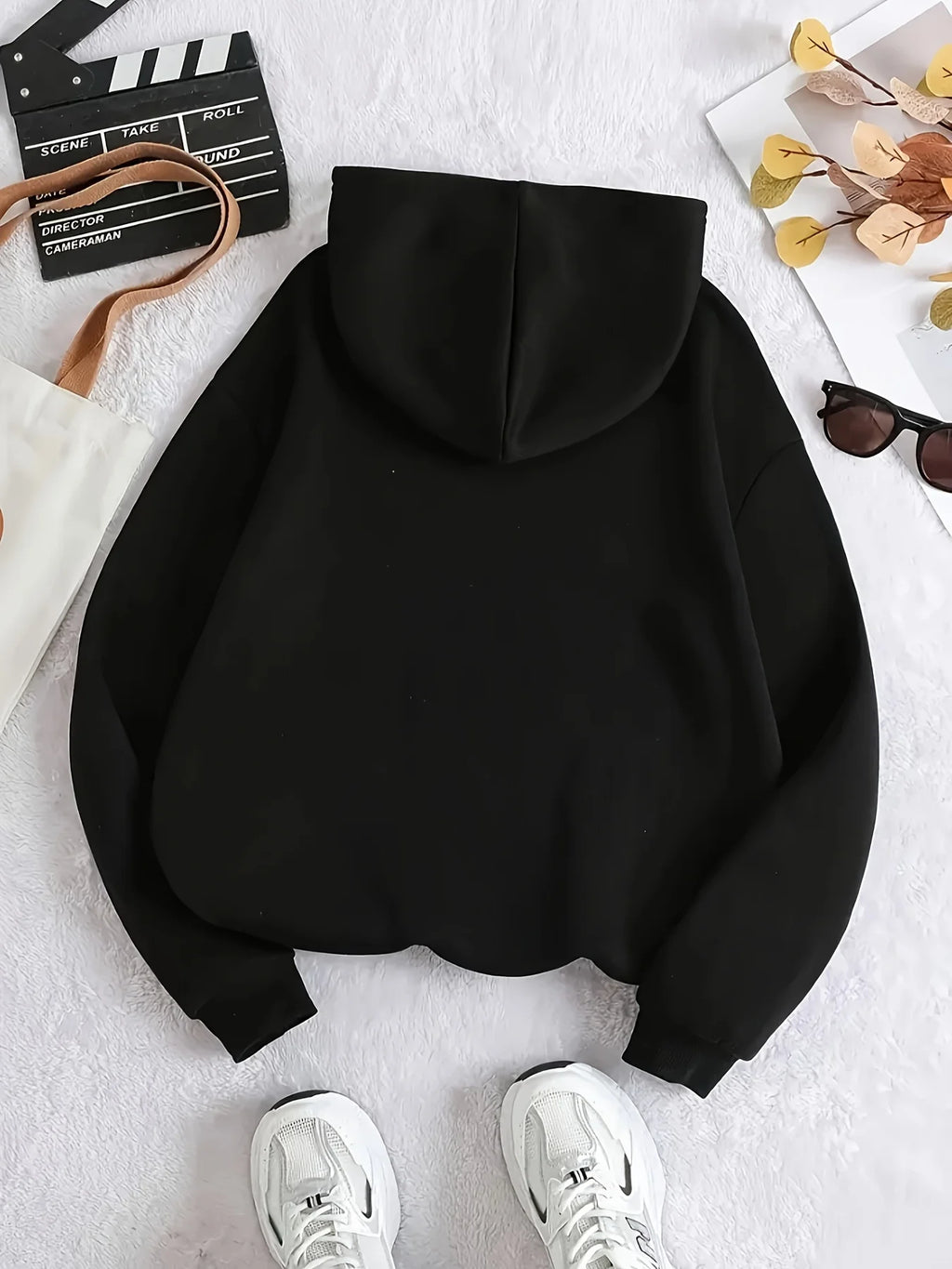 Sudadera con estampado de leopardo y letras de cereza para mujer, sudadera con cuello redondo, Top informal de manga larga, sudaderas con capucha, ropa para mujer