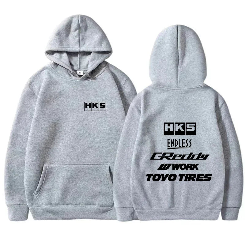 Sudadera HKS Endless JDM - Hombre Estilo Vintage Japón