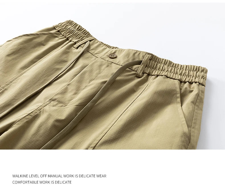 Pantalones Cortos Cargo de Verano para Hombre, de Secado Rápido, Ligeros, para Senderismo, Tácticos, con Múltiples Bolsillos Grandes, Casuales, para Pesca y Golf 2026