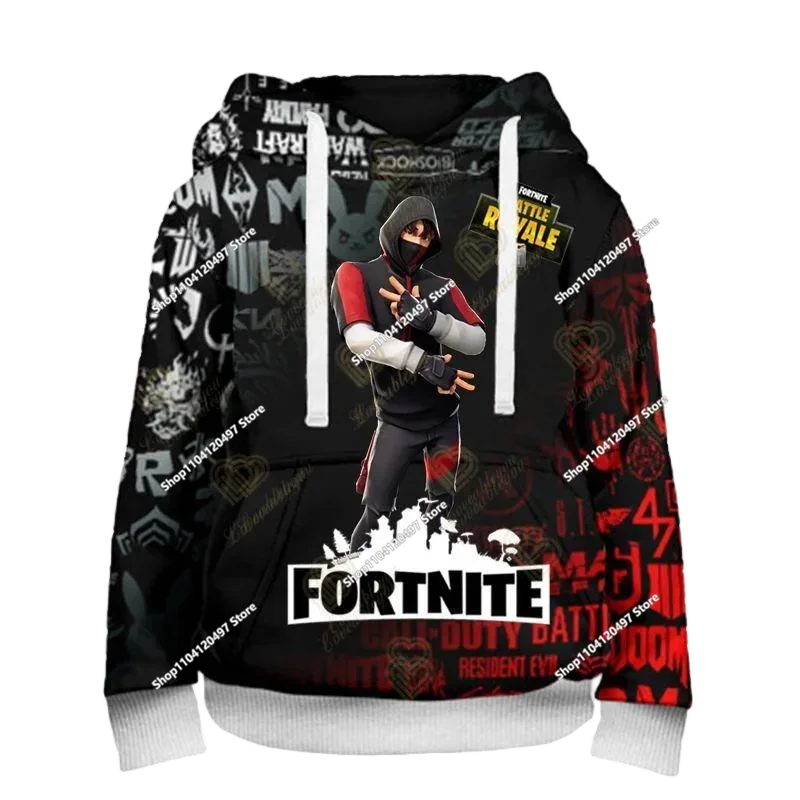 Sudadera Fortnite Niños - Capucha Anime Y2K 2025