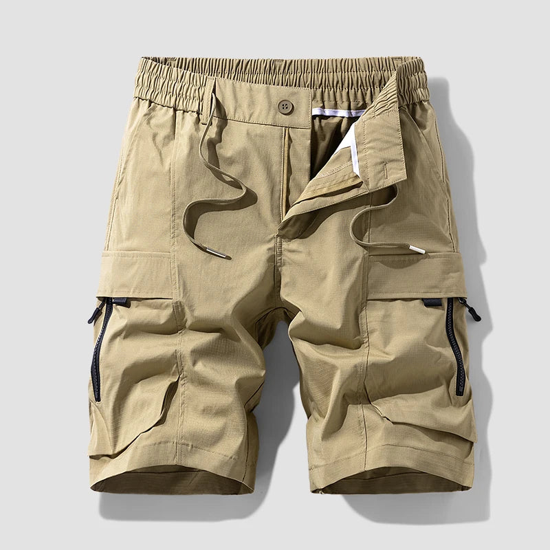 Pantalones Cortos Cargo de Verano para Hombre, de Secado Rápido, Ligeros, para Senderismo, Tácticos, con Múltiples Bolsillos Grandes, Casuales, para Pesca y Golf 2026