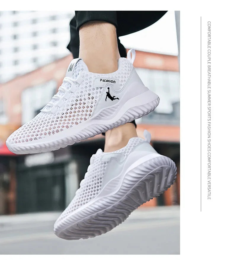 Shoes for Men White Man Cheap Shoes Running Sneakers Unisex Breathable Mesh Sports Shoes Mens Trianers Zapatillas Running Hombre