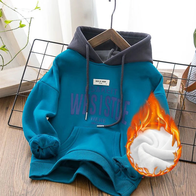 Sudadera Capucha Niños 4-12 Años - Jersey Deportivo Otoño