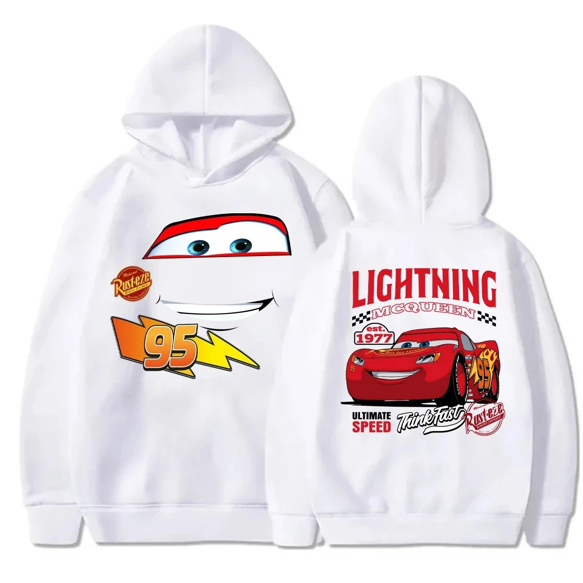Sudadera Rayo McQueen Cars 95 - Niños Otoño Invierno