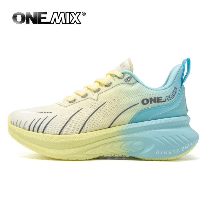 ONEMIX, zapatillas blancas para correr en carretera para hombre, zapatillas deportivas con cojín de aire para exteriores, zapatillas deportivas para hombre, zapatos para correr de verano, calzado para mujer